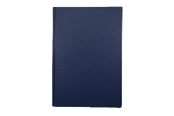 Diplomarbeit mit hochwertiger Hardcover-Bindung, 15-seitig<br>Umschlag blau