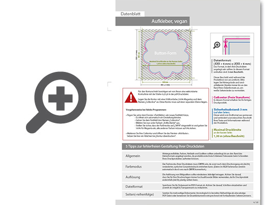 Product Bild vegane_wiederabl__sbare_klebefolie_in_button-form_konturgeschnitten___einseitig_4_0-farbig_bedruckt