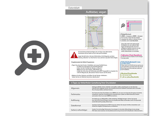 Product Bild vegane_wiederabl__sbare_klebefolie_in_fu__abdruck-form_konturgeschnitten___einseitig_4_0-farbig_bedruckt