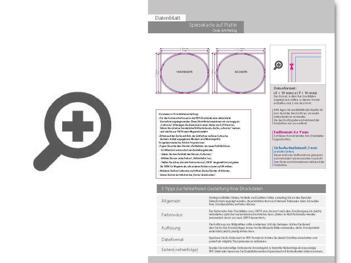 Product Bild speisekarte_auf_platte_oval_(oval_konturgefr__st)___beidseitig_4_4-farbig_bedruckt